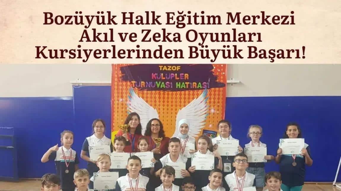 Akıl ve Zeka Oyunları Kursiyerlerimiz Akıl Oyunları Turnuvasında Türkiye 3.lük ve 4.lük Başarısını Elde Ettiler